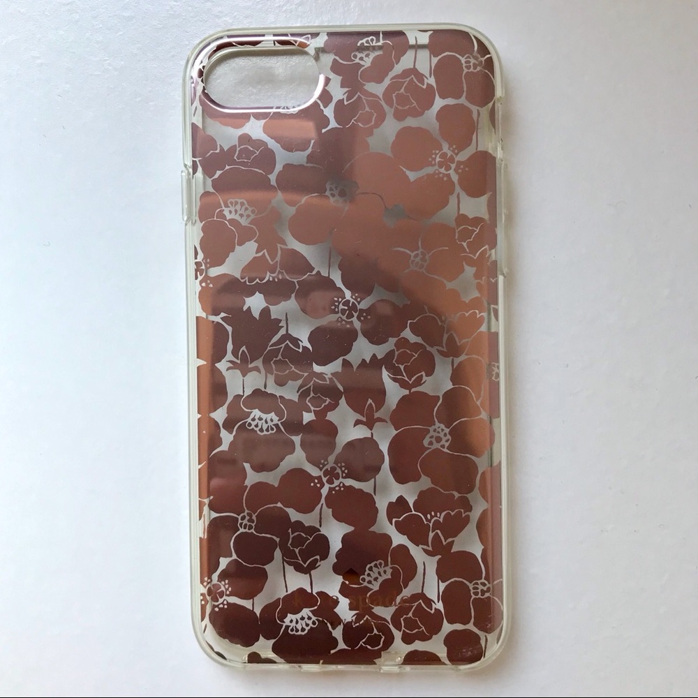 Kate Spade Rose Gold iPhone 8/7/6/6s Case